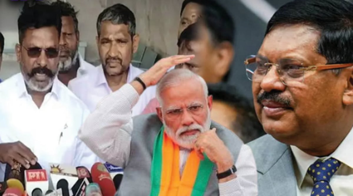 ”உச்சநீதிமன்ற தலைமை நீதிபதியை அவமதிக்கும் பா.ஜ.க” : தொல்.திருமாவளவன் MP குற்றச்சாட்டு!