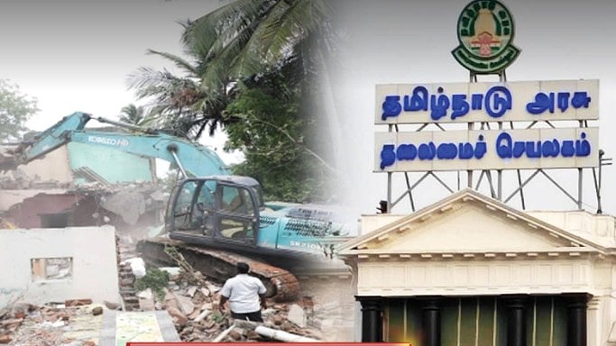 ”நீதிமன்ற உத்தரவுபடியே ஆக்கிரமிப்புகள் அகற்றம்” : தமிழ்நாடு அரசு விளக்கம்!