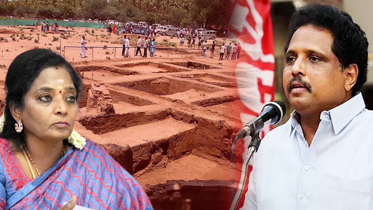 “கீழடி என்பது புராணங்களில் எழுதப்பட்ட கற்பனை நகரமல்ல!” : தமிழிசைக்கு சு.வெங்கடேசன் பதிலடி!