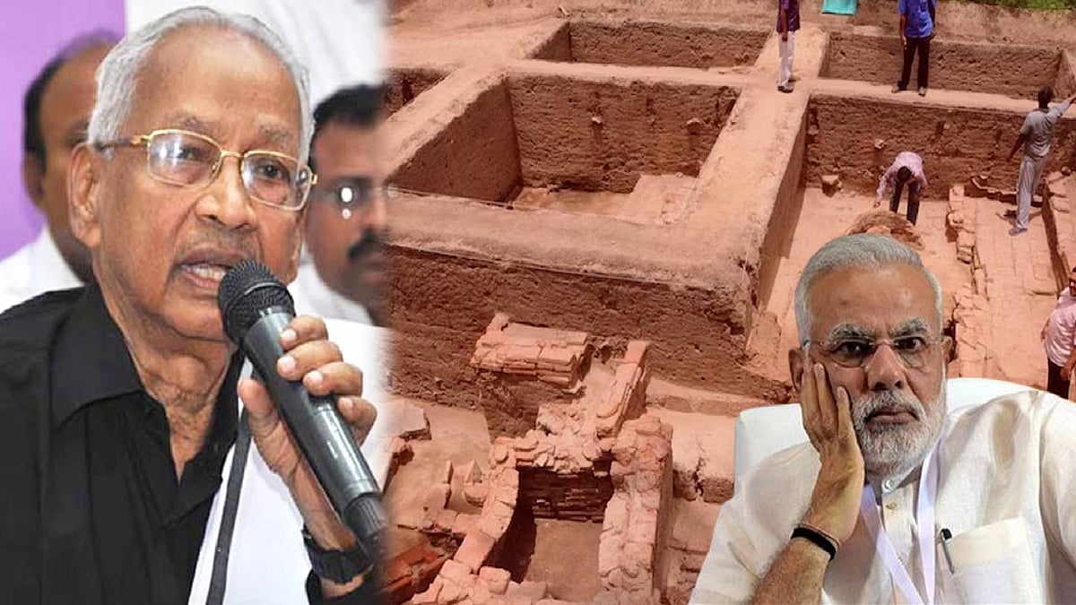 “புராணமும், வரலாறும் ஒன்றா?” : கீழடி ஆய்வை திருப்பி அனுப்பிய பா.ஜ.க அரசிற்கு ஆசிரியர் கி.வீரமணி கண்டனம்!