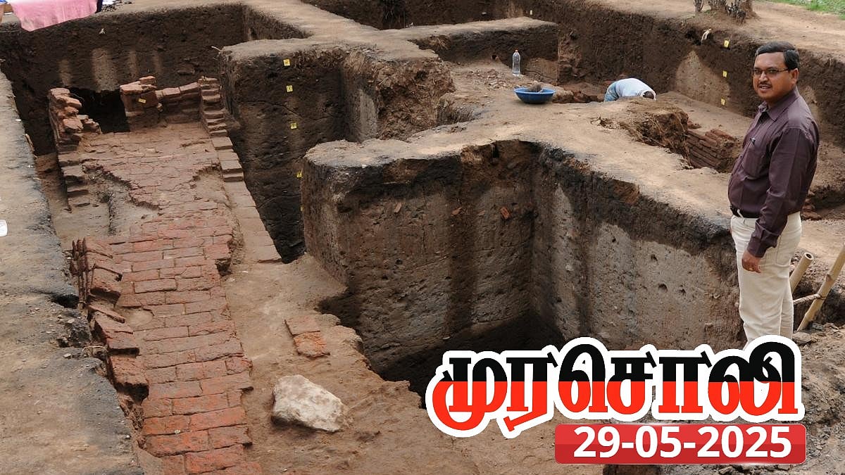 கீழடி ஆய்வு - “பா.ஜ.க. அரசால் சங்கறுக்கும் காரியம் நடக்கிறது” : முரசொலி கண்டனம்!