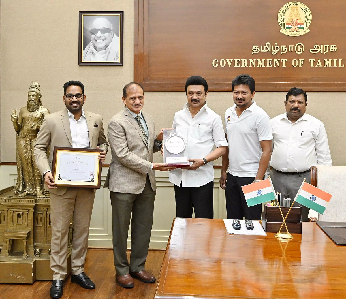 உலக அளவில் உயர்ந்து நிற்கும் திராவிட மாடல் அரசின்  விளையாட்டு துறை :  4 ஆண்டுகள் - புதிய சாதனைகள்! 
