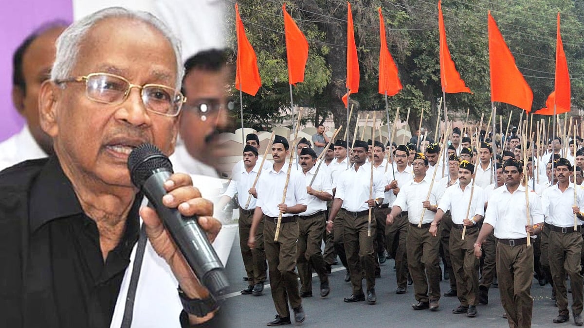 பக்தி என்ற முகமூடிகளை அணிந்து தமிழ்நாட்டில் ஊடுருவி... - ஆர்.எஸ்.எஸ்ஸை தாக்கிய கி.வீரமணி!