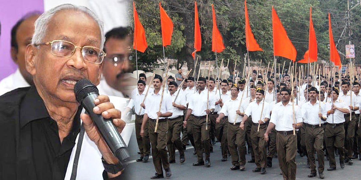 பக்தி என்ற முகமூடிகளை அணிந்து தமிழ்நாட்டில் ஊடுருவி... - ஆர்.எஸ்.எஸ்ஸை தாக்கிய கி.வீரமணி!