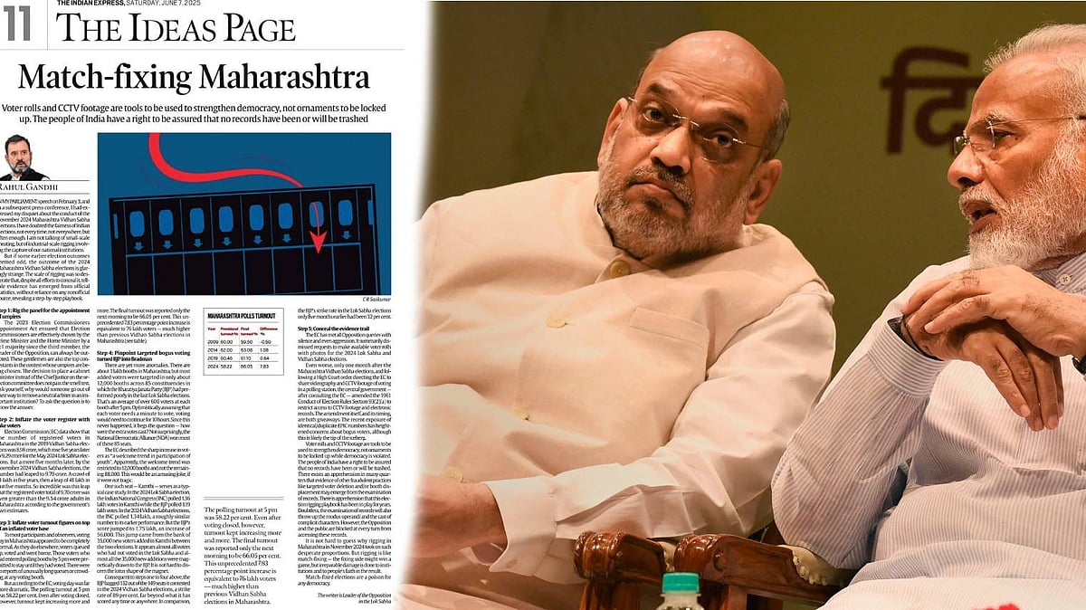 மேட்ச் பிக்சிங் செய்து தேர்தலில் பா.ஜ.க எப்படி முறைகேடு செய்கிறது? : மோடியின் முகத்திரையை கிழித்த ராகுல்!