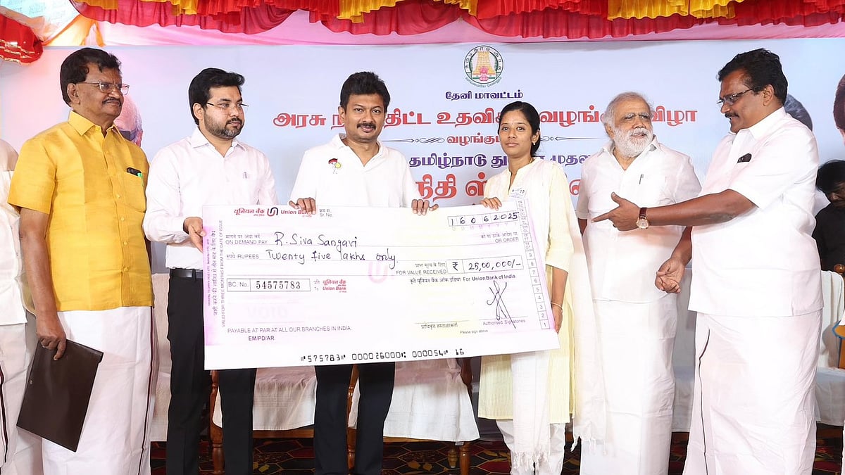 தேனியில் ரூ.13.49 கோடி  மதிப்பிலான அரசு நலத்திட்ட உதவிகள் : துணை முதலமைச்சர் உதயநிதி ஸ்டாலின் வழங்கினார்!