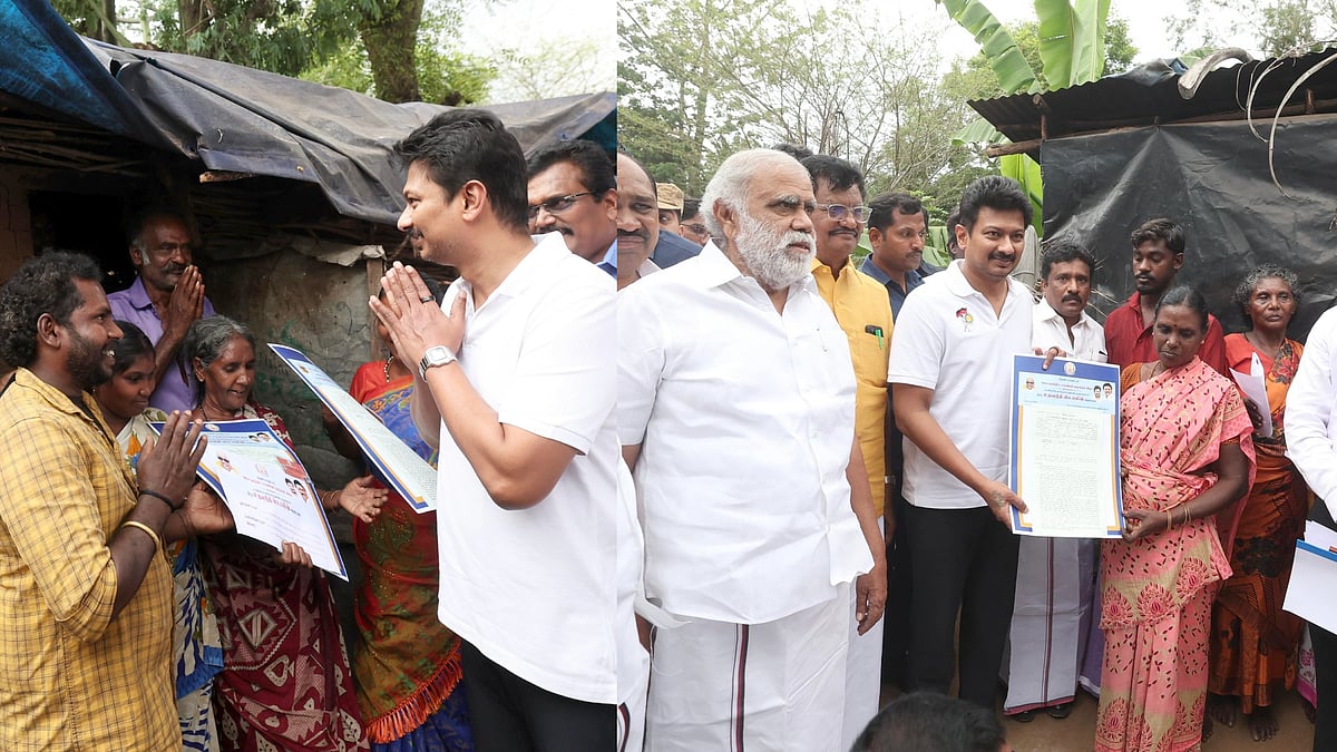 தேனி Visit : 46 பழங்குடியின மக்களுக்கு வீட்டுமனைப் பட்டா... வழங்கினார் துணை முதலமைச்சர் உதயநிதி!