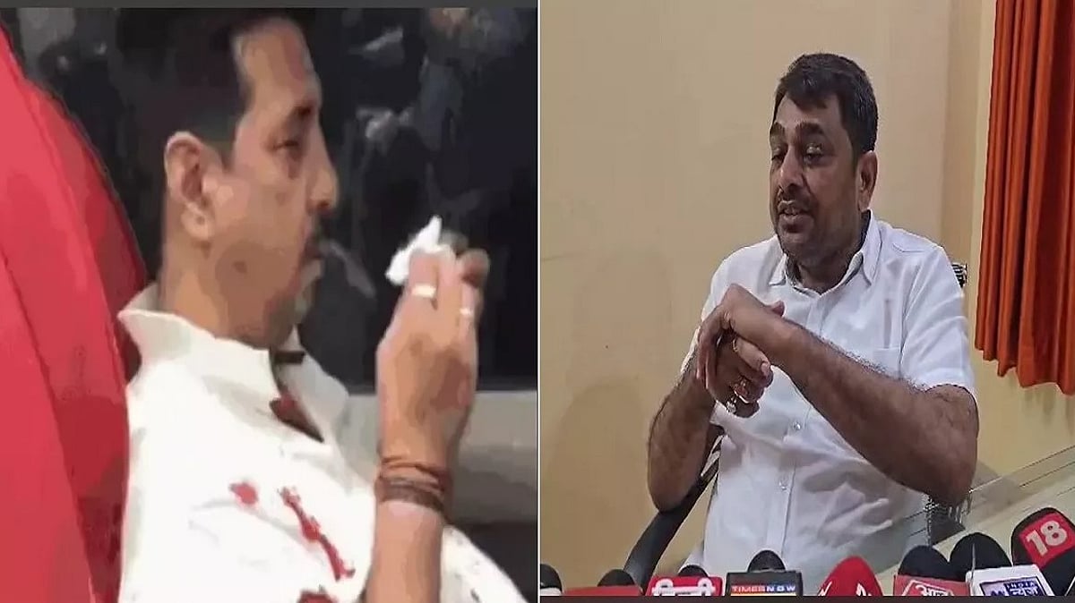 'ஜன்னலோர சீட் வேண்டும்' :  வந்தே பாரத் ரயிலில் பயணியை தாக்கி ரவுடி போல் நடந்து கொண்ட பாஜக MLA !