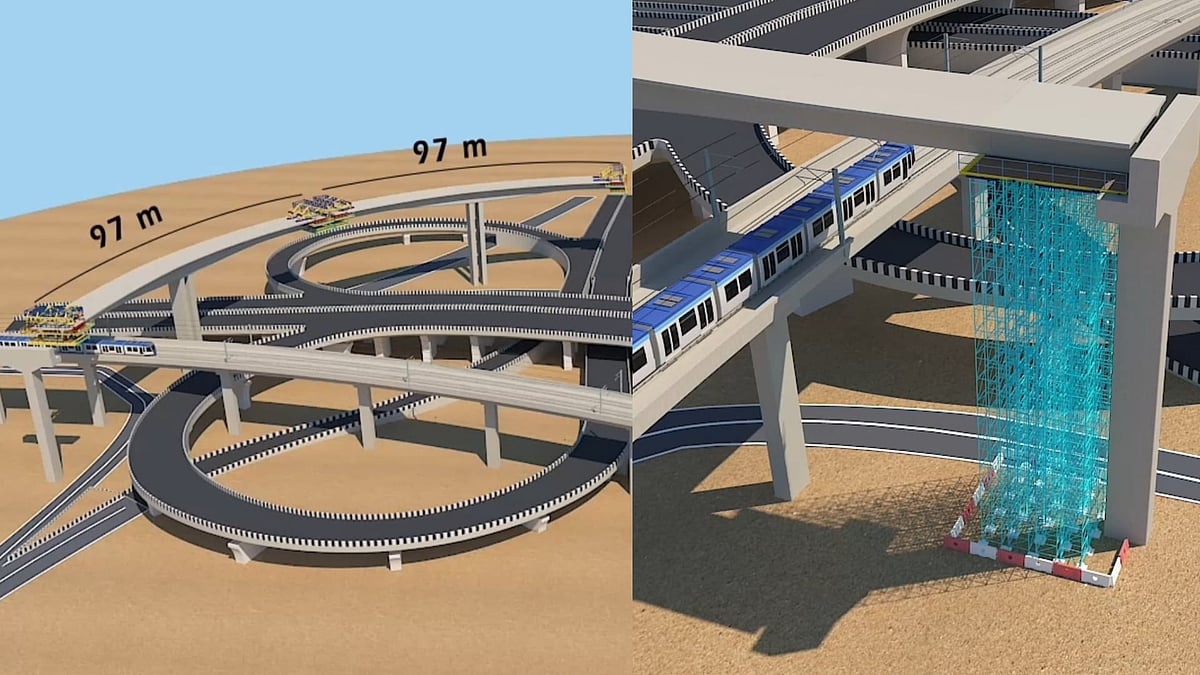 கத்திப்பாரா மேம்பாலம் மீது மெட்ரோ கட்டப்படும் மெட்ரோ ரயில் திட்டம்... அனிமேஷன் காட்சிகள் வெளியீடு !