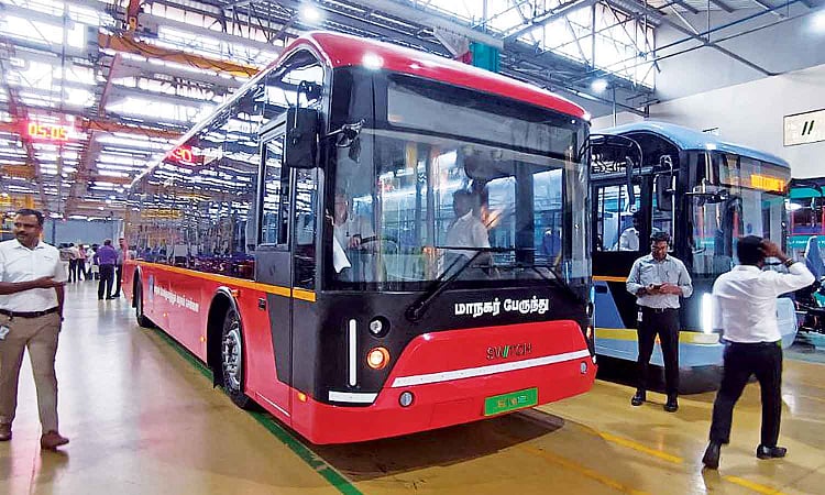 சென்னையில் அதிநவீன மின்சார பேருந்துகள் இயக்கம்! : நாளை (ஜூன் 30) முதல் நடைமுறைக்கு வருகிறது! 