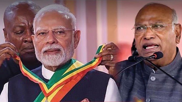 ”தொப்பியும், பதக்கமும் கொடுத்தால் பிரதமர் மோடி எங்கும் செல்வார்” : மல்லிகார்ஜுன கார்கே விமர்சனம்!