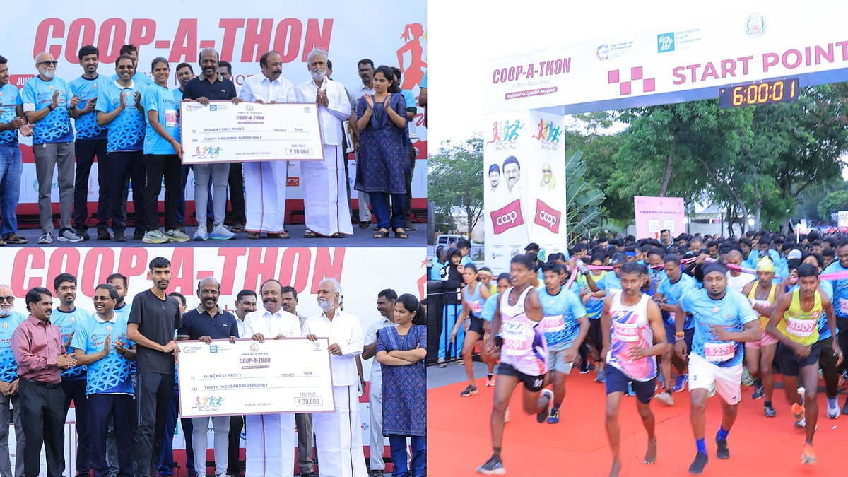சென்னையில் COOP-A-THON மினி மாரத்தான் போட்டி.. வெற்றி பெற்றவர்களுக்கு பரிசுகளை வழங்கிய அமைச்சர்கள் !