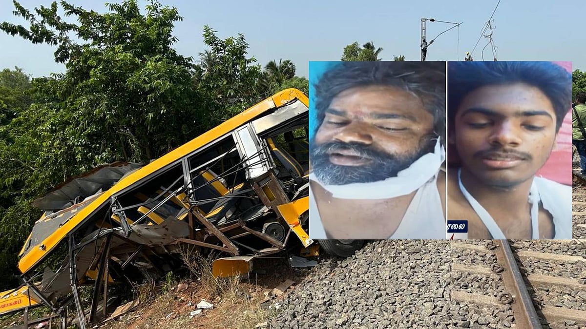 “ரயில்வே கேட் திறந்துதான் இருந்தது!” : பள்ளி வாகன விபத்தில் உயிர் தப்பிய ஓட்டுநர், மாணவர் வாக்குமூலம்!