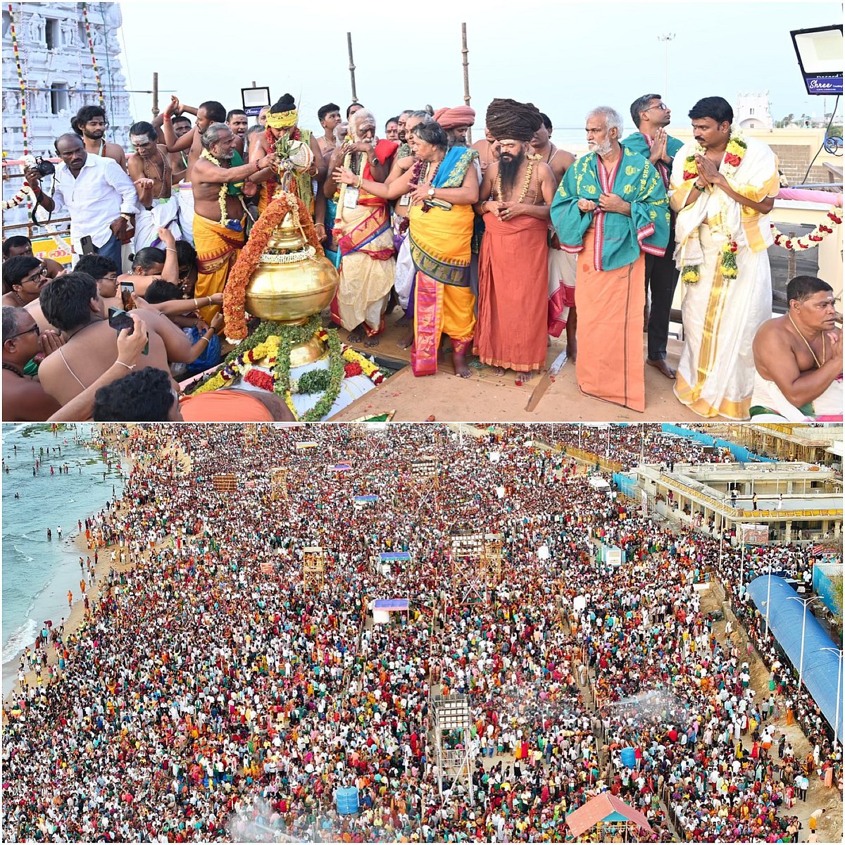 திரும்பிய இடமெல்லாம் அன்னதானங்கள்! - கோலாகலமாக நடைபெற்ற திருச்செந்தூர் திருக்கோயில் குடமுழுக்கு! 