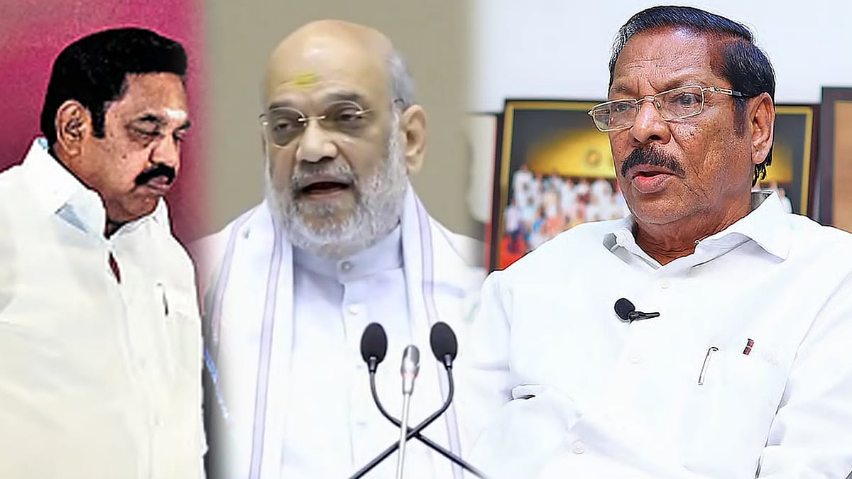 ”அமித்ஷாவின் மிரட்டலுக்கு பயந்து கிடக்கும் எடப்பாடி பயனிசாமி” : ஆர்.எஸ்.பாரதி குற்றச்சாட்டு!