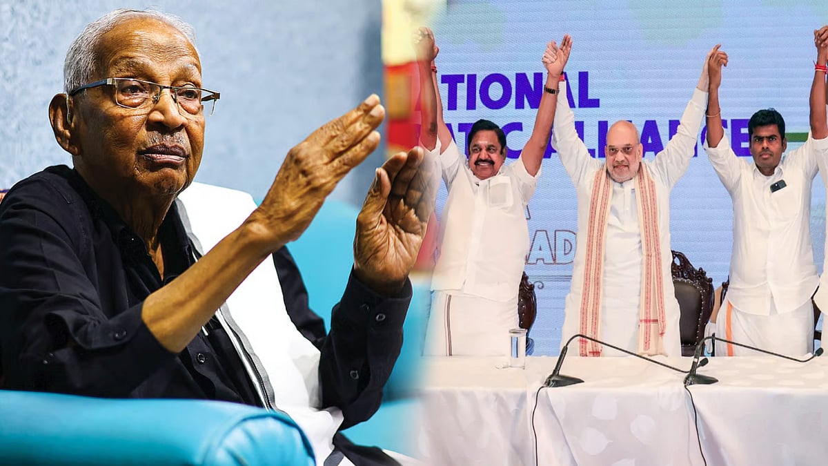 “தமிழ்நாட்டினுடைய வரலாற்றில், கூட்டணி அரசே கிடையாது...” : அதிமுக - பாஜகவுக்கு கி.வீரமணி நெத்தியடி!