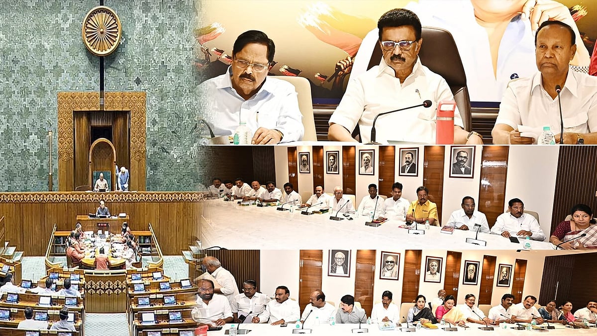 “வரி வஞ்சிப்பையும், நிதி நிராகரிப்பையும் எதிர்த்து உரிமைக்குரல் எழுப்புவோம்!” : தி.மு.க அதிரடி தீர்மானம்!