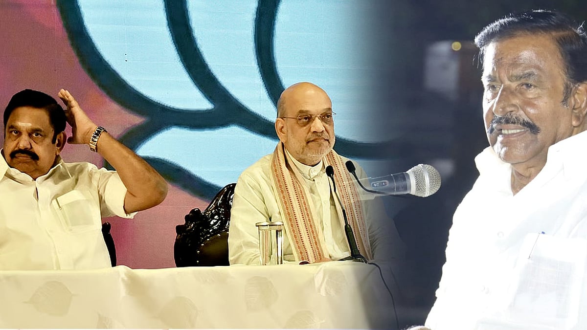 “பழனிசாமி விரித்திருப்பது ரத்தினக் கம்பளம் அல்ல, பாஜகவின் பாசிச ரத்தக் கம்பளம்...” - கே.என்.நேரு தாக்கு!