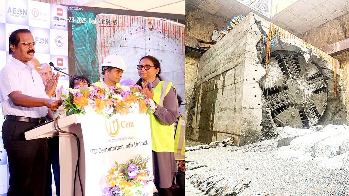 2 கி.மீட்டருக்கு சுரங்கம் அமைக்கும் பணி நிறைவு! : சென்னை மெட்ரோ இரயில் 2ஆம் கட்ட திட்டப்பணி தீவிரம்! 