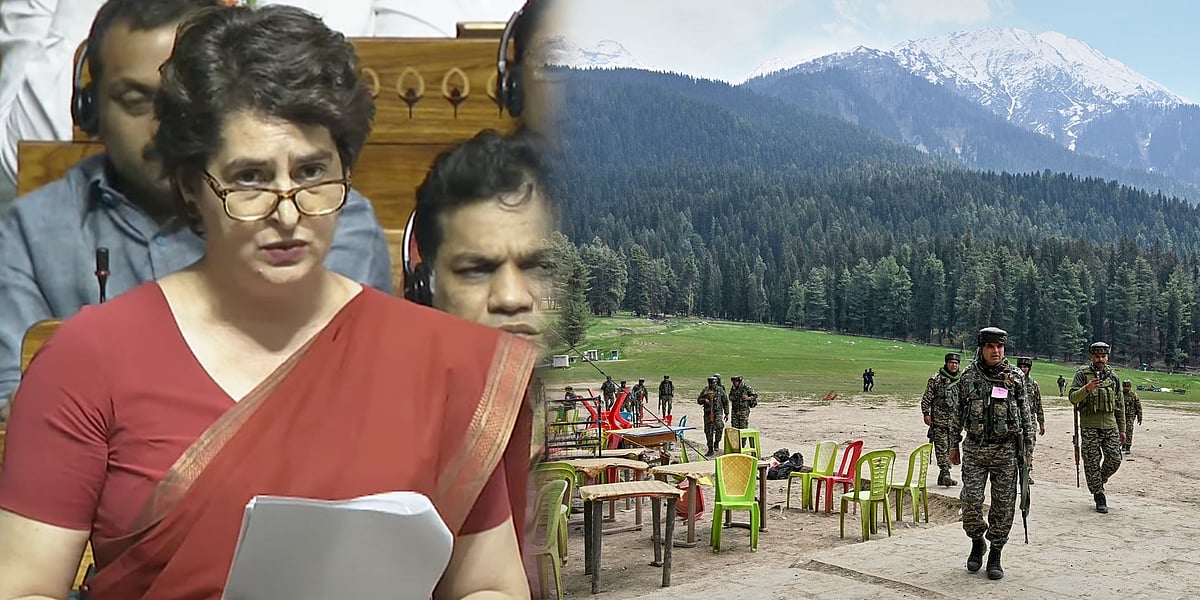 "பஹல்காம் தாக்குதலை தடுக்க தவறிய அமித்ஷா பதவி விலகுவாரா? " - நாடாளுமன்றத்தில் கர்ஜித்த பிரியங்கா காந்தி !