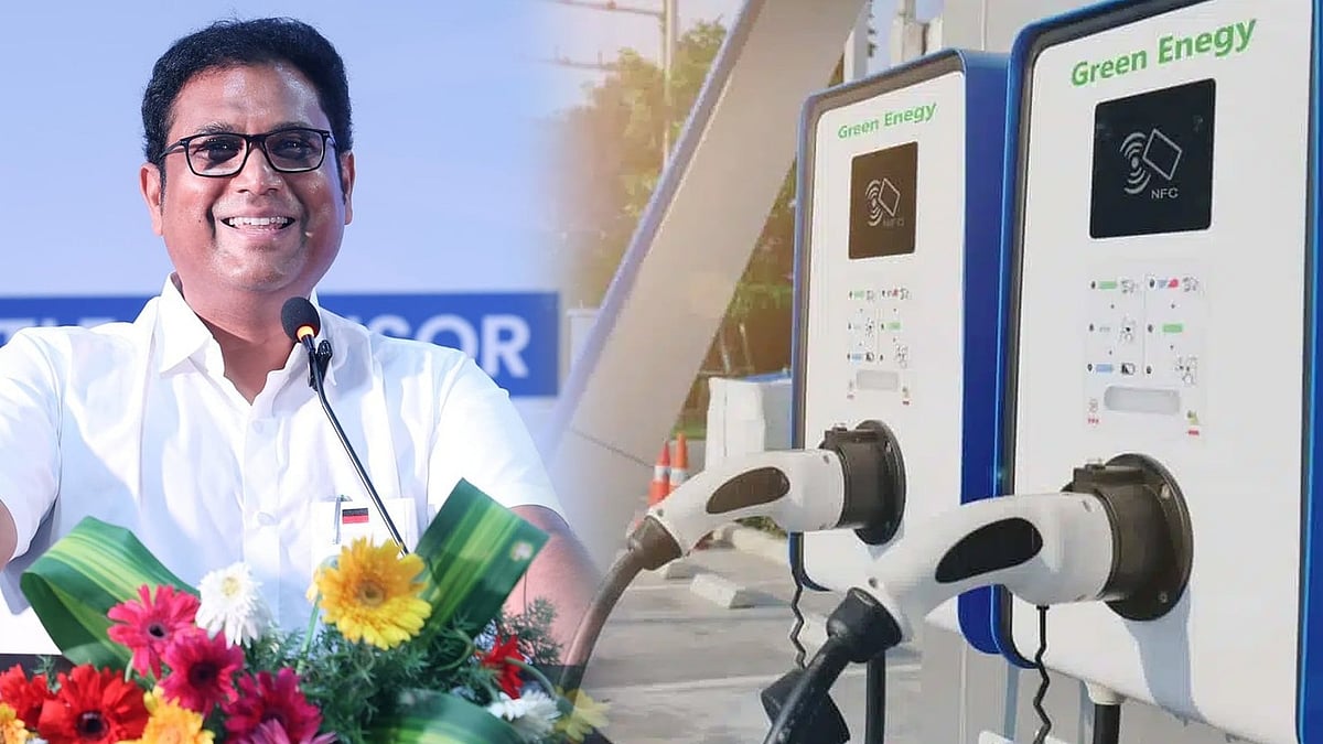 “தமிழ்நாடு முழுவதும் EV சார்ஜிங் நிலையங்கள் அமைக்க நடவடிக்கை!” : அமைச்சர் டி.ஆர்.பி.ராஜா தகவல்! 