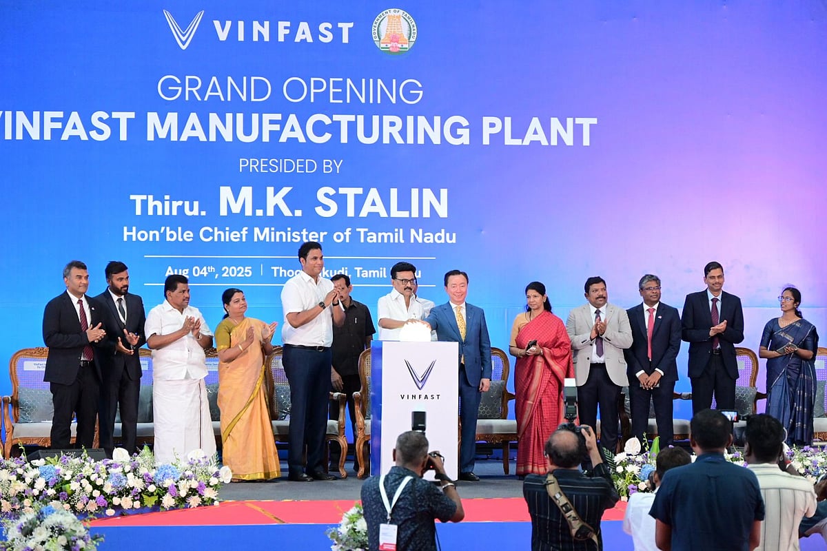 தொழில் வளர்ச்சியில் தென் மாவட்டங்கள்... தூத்துக்குடியில் VinFast ஆலையை தொடங்கி வைத்தார் முதலமைச்சர் !