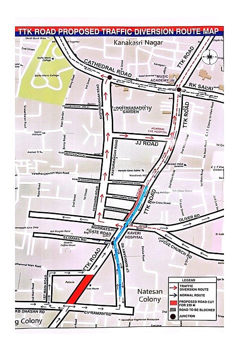 Two Way-ஆக மாறும் ஆழ்வார்பேட்டை மேம்பாலம்... சென்னை TTK சாலையில் போக்குவரத்து மாற்றம் - விவரம் உள்ளே !