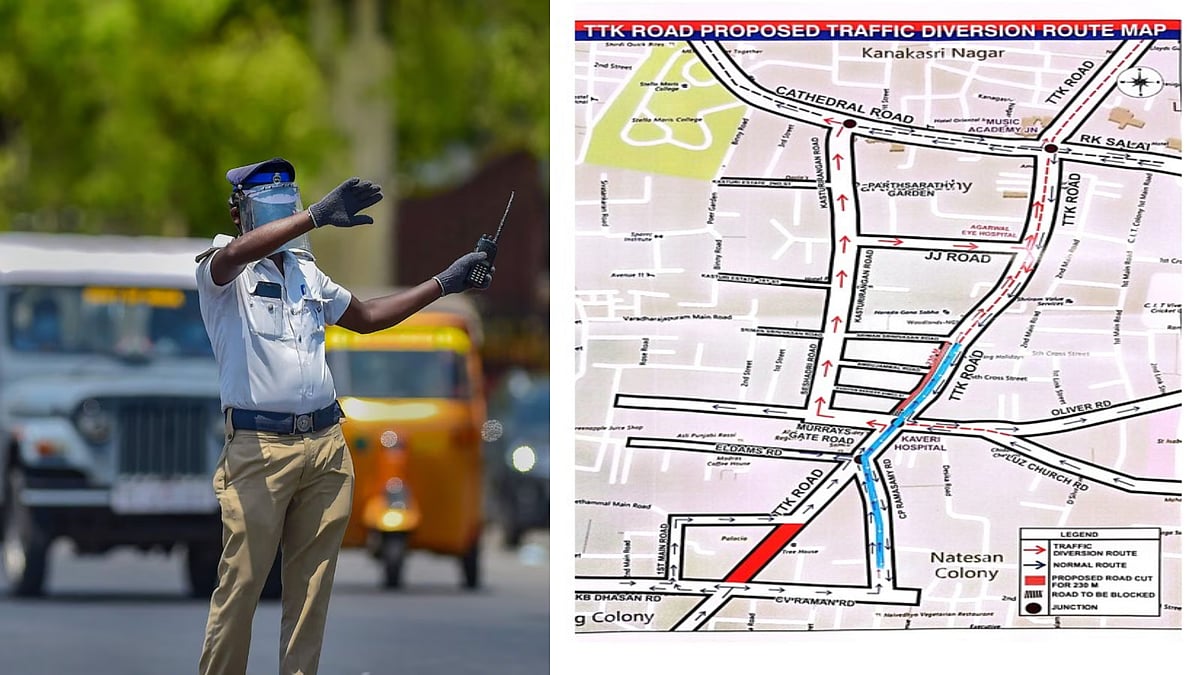 Two Way-ஆக மாறும் ஆழ்வார்பேட்டை மேம்பாலம்... சென்னை TTK சாலையில் போக்குவரத்து மாற்றம் - விவரம் உள்ளே ! 