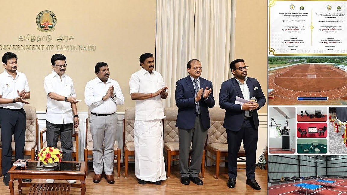 ரூ.37.38 கோடி : புதிய விளையாட்டு மைதானங்களை திறந்து வைத்தார் முதலமைச்சர் மு.க.ஸ்டாலின்!