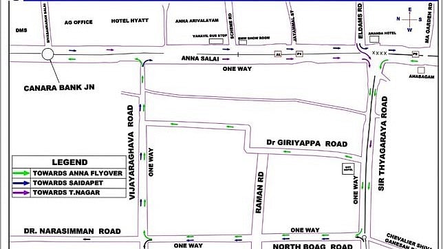 சென்னை மக்கள் கவனத்திற்கு : நாளை முதல் இந்த பகுதியில் போக்குவரத்து மாற்றங்கள்!