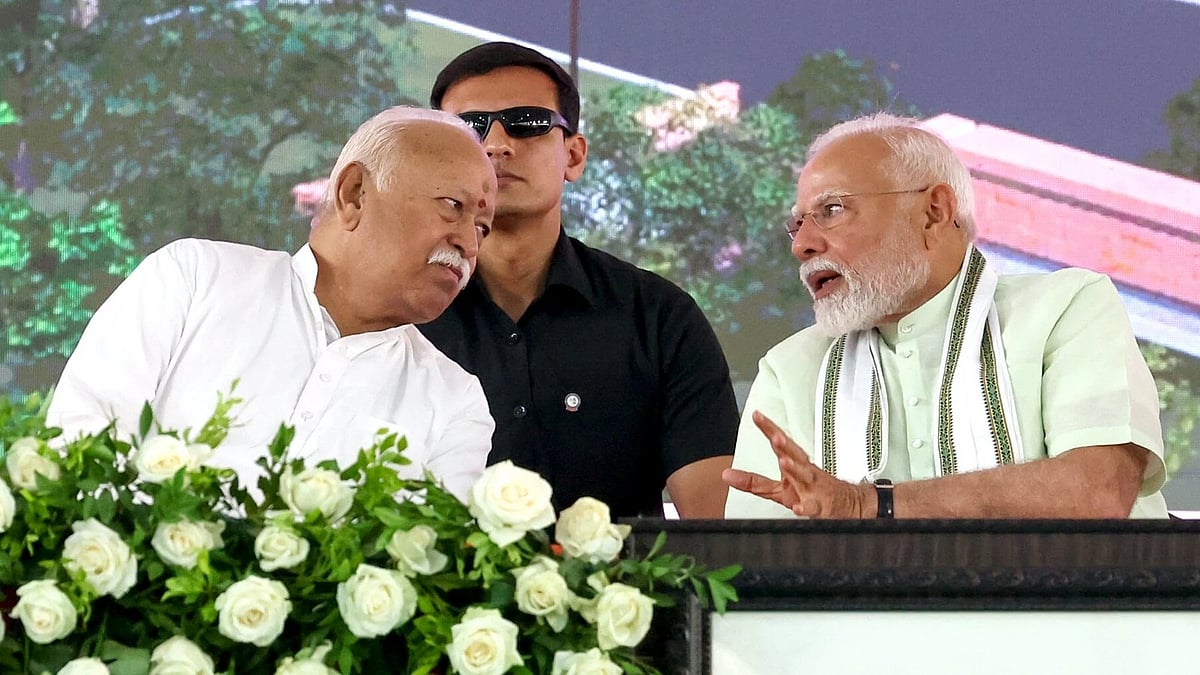 சுதந்திர தினத்தில் புகழாரம்... மோடியை காப்பாற்றுமா ஆர்.எஸ்.எஸ்.? - முரசொலி தலையங்கம்!