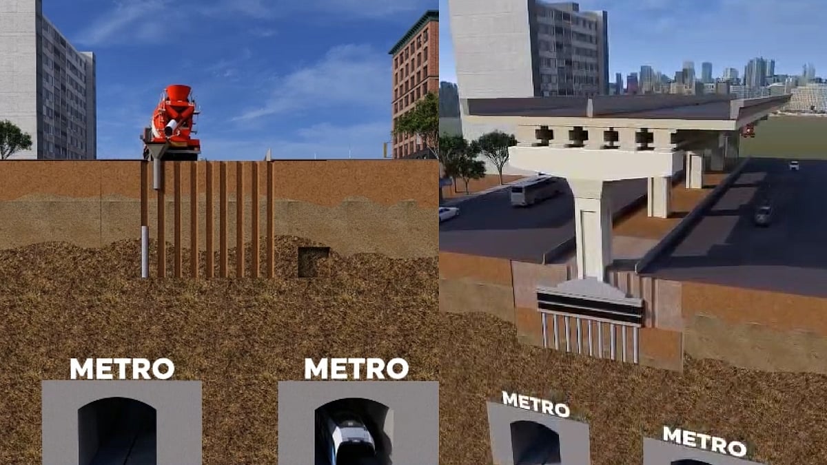 Teynampet To Saidapet: இந்தியாவிலேயே முதல்முறை... Metro சுரங்கப்பாதைக்கு மேல் பாலம்... Animation Video !