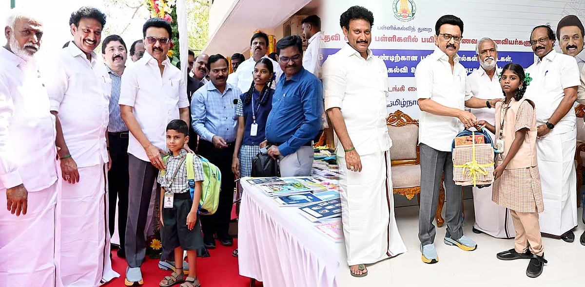 பள்ளிக்கல்வி எனும் அடித்தளத்திற்கு வலுசேர்க்கும் திராவிட மாடல் திட்டங்கள்! : பட்டியலிட்ட தமிழ்நாடு அரசு!