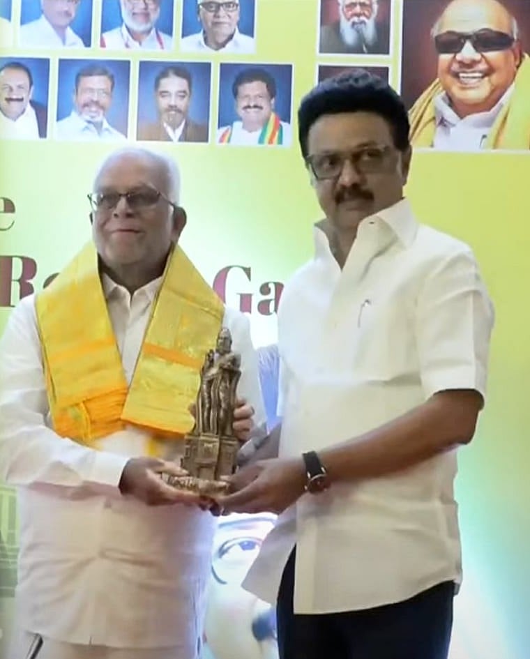 "தனி மனிதரை விட தத்துவங்கள்தான் அரசியலை வழிநடத்தும்" - சுதர்சன் ரெட்டிக்கு முதலமைச்சர் ஆதரவு ! 
