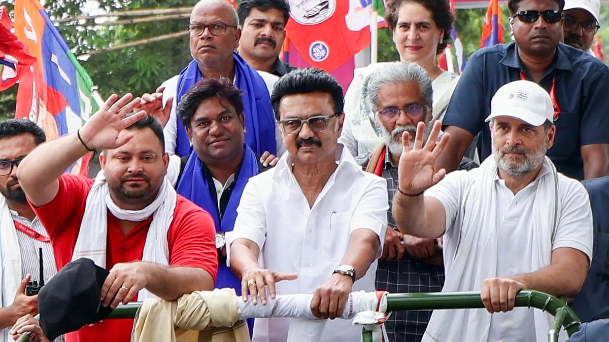 ”நம் கரங்களை வலுப்படுத்தும் முதலமைச்சர் மு.க.ஸ்டாலின்” : தேஜஸ்வி யாதவ் பேச்சு!