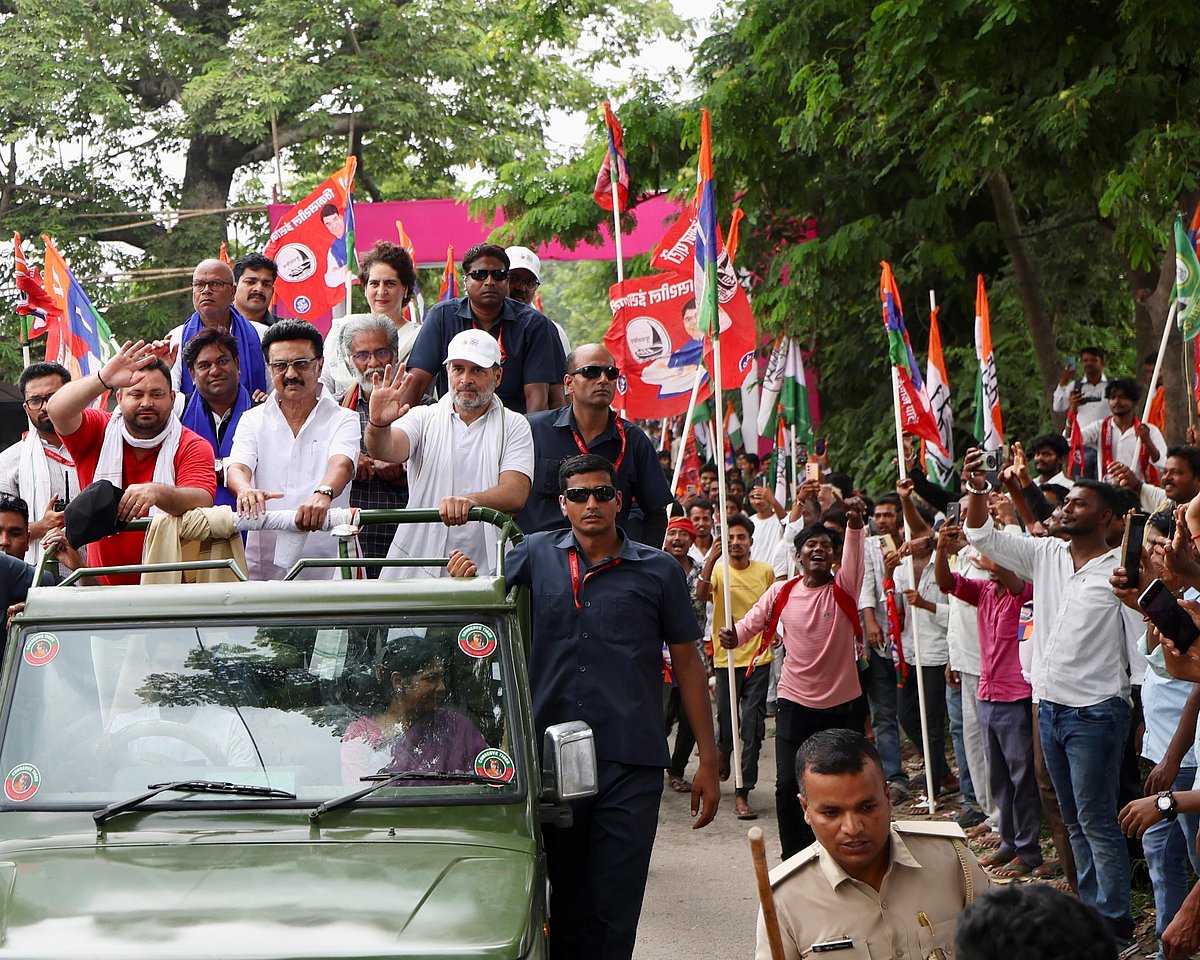 ராகுல் பயணம் : “பீகாருக்கான எழுச்சி மட்டுமல்ல, ஒட்டுமொத்த இந்தியாவுக்கான எழுச்சி” - முரசொலி தலையங்கம்!