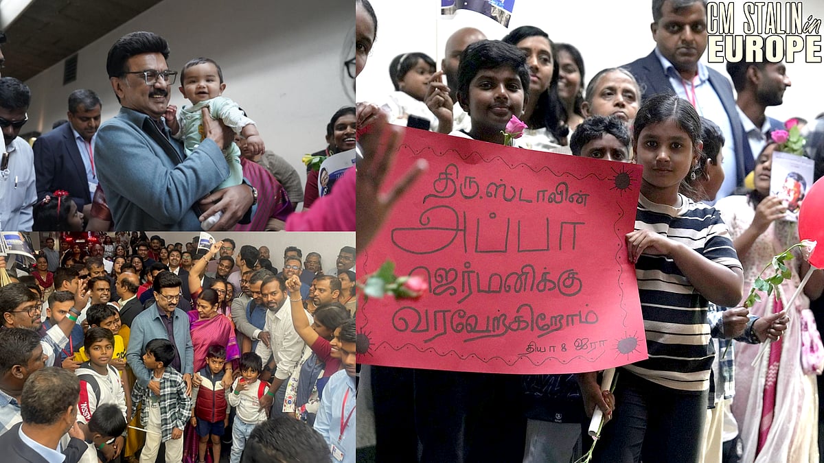 “அப்பாவை வரவேற்கிறோம்...” - ஜெர்மனியில் முதலமைச்சரை உற்சாகமாக வரவேற்ற தமிழர்கள்!