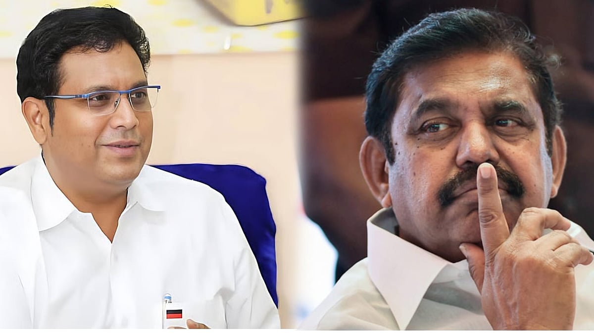 கோமாவில் இருந்து திடீரென விழித்தது போல பேசும் பழனிசாமி - அமைச்சர் டி.ஆர்.பி ராஜா விமர்சனம் ! 