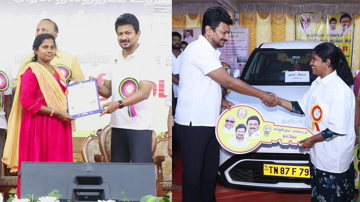 காஞ்சிபுரத்தில் 7,297 பயனாளிகளுக்கு வீட்டுமனைப் பட்டாக்கள்.. வழங்கினார் துணை முதலமைச்சர்  உதயநிதி!