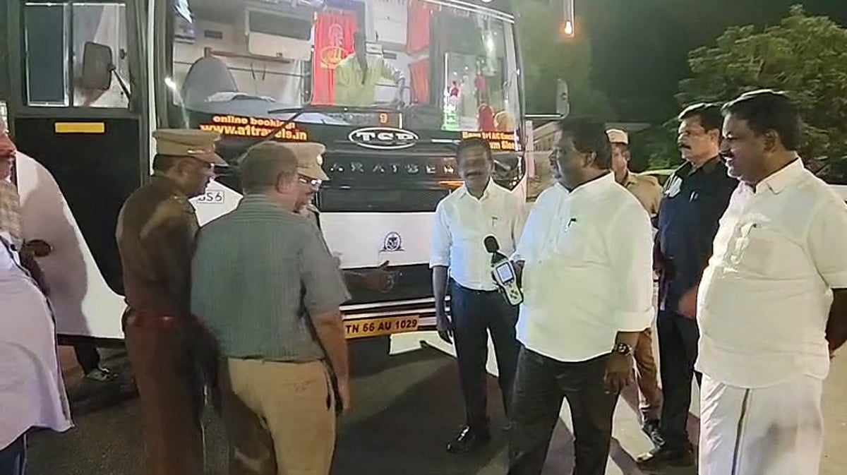 நள்ளிரவில் அமைச்சர் சிவசங்கர் திடீர் ஆய்வு : தனியார் பேருந்துகளுக்கு புதிய கட்டுப்பாடுகள்!