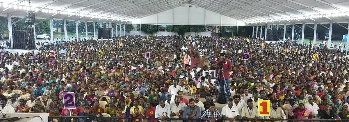 காஞ்சிபுரத்தில் 7,297 பயனாளிகளுக்கு வீட்டுமனைப் பட்டாக்கள்.. வழங்கினார் துணை முதலமைச்சர்  உதயநிதி!