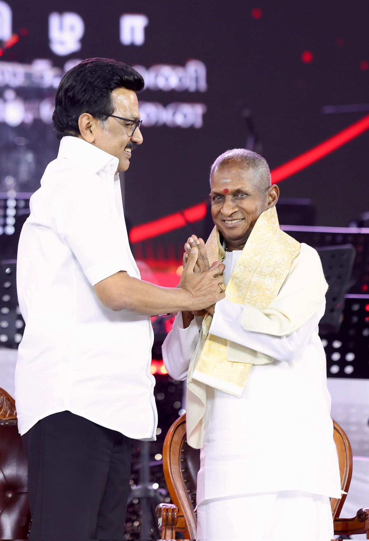 "இளையராஜா மொழிகளை, நாடுகளை, எல்லைகளைக் கடந்து, அனைத்து மக்களுக்குமானவர்"  முதலமைச்சர் ஸ்டாலின் புகழாரம் !