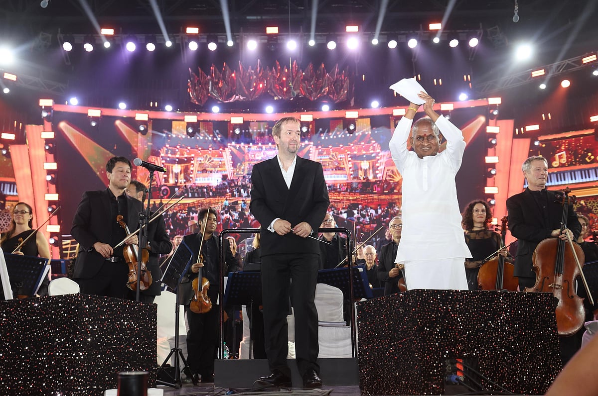 "கலைஞர் என் மேல் வைத்த அன்பை அவரின் மகன் ஸ்டாலினும் வைத்திருக்கிறார்" - இளையராஜா நெகிழ்ச்சி !