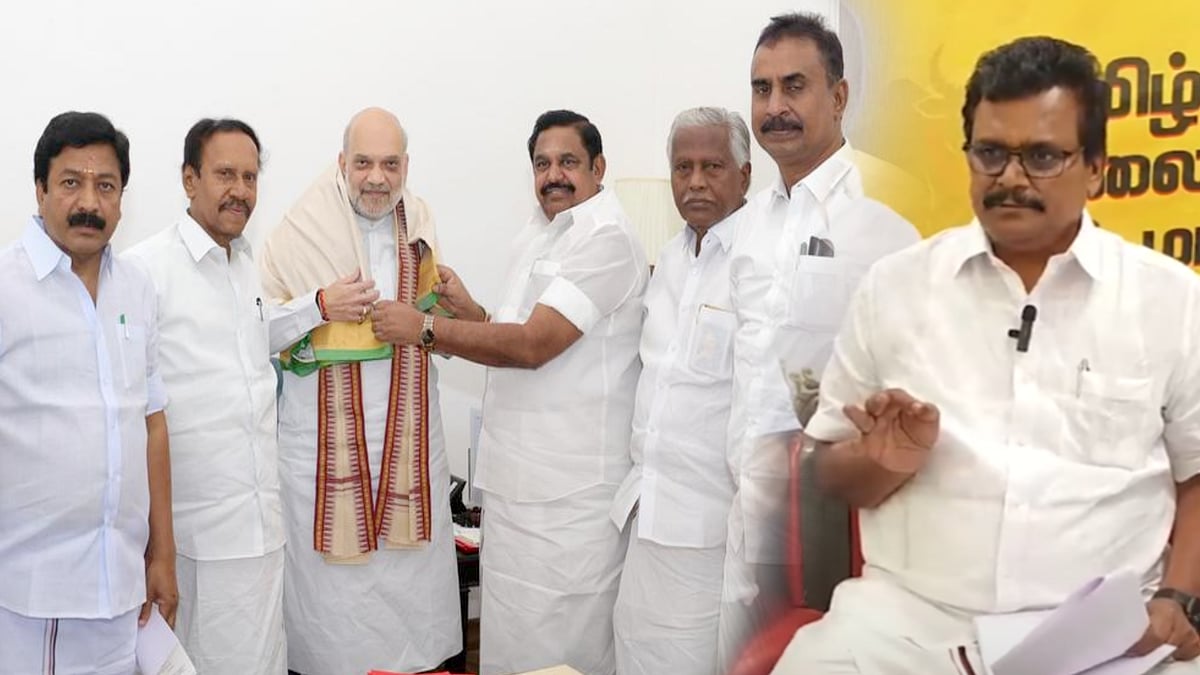 “பாஜக அடிமையாக அதிமுக இருப்பதற்கான காரணம் இதுதான்...” - தங்க தமிழ்ச்செல்வன் எம்.பி. பேச்சு!