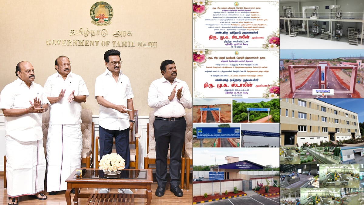 ரூ.145 கோடியில் தொழிற்பேட்டைகள், தொழிலாளர்கள் தங்கும் விடுதி... திறந்து வைத்தார் முதல்வர் மு.க.ஸ்டாலின்!