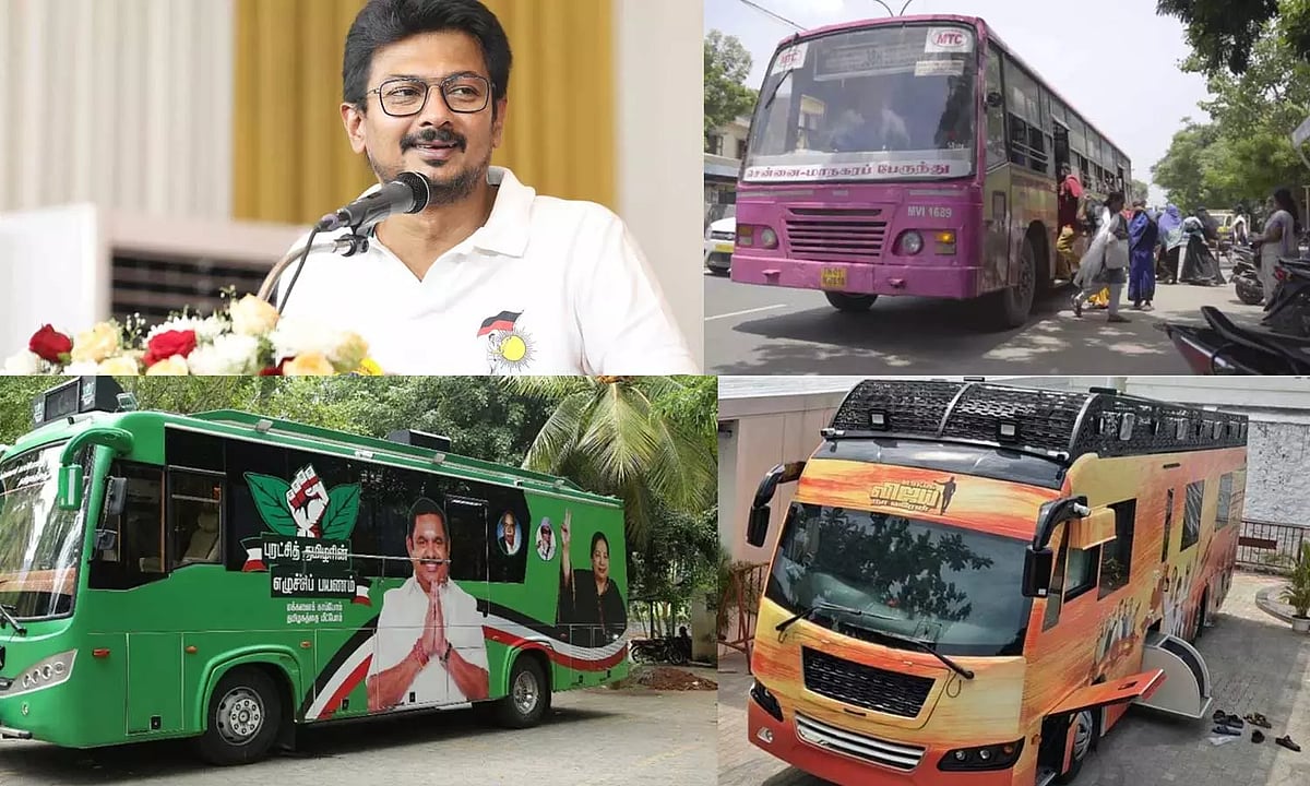 “பச்சை, மஞ்சள் கலர் பஸ்ல யாரு வந்தாலும், கடைசியா பிங்க் கலர் பஸ்தான் ஜெயிக்கும்” - துணை முதலமைச்சர் கலகல!