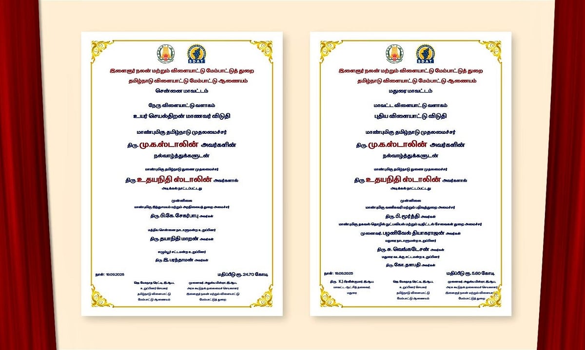 “ரூ. 49.49 கோடியில் பல்வேறு மாவட்டங்களில் விளையாட்டு வளாகங்கள்!” : துணை முதலமைச்சர் அடிக்கல் நாட்டினார்!