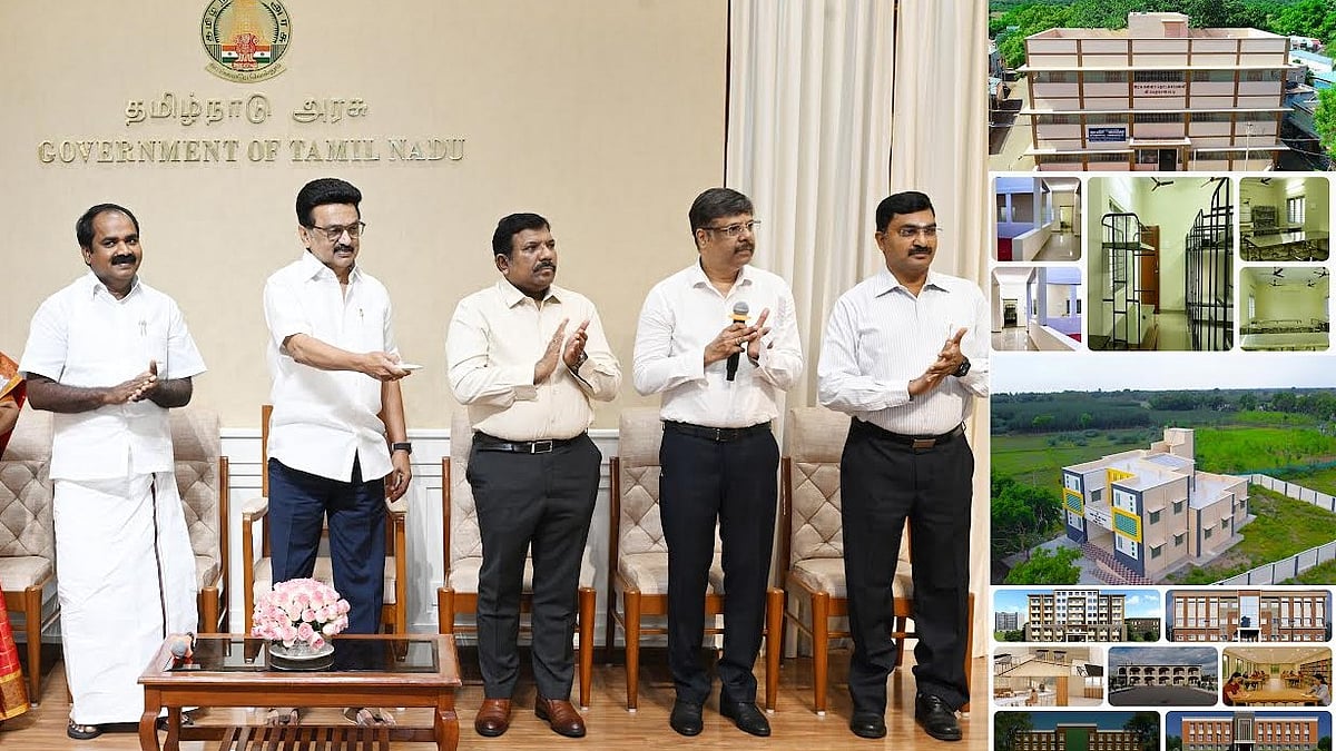 ரூ.61.44 கோடியில் 8 சமூகநீதி விடுதிக் கட்டடங்கள்! : முதலமைச்சர் மு.க.ஸ்டாலின் அடிக்கல் நாட்டினார்! 