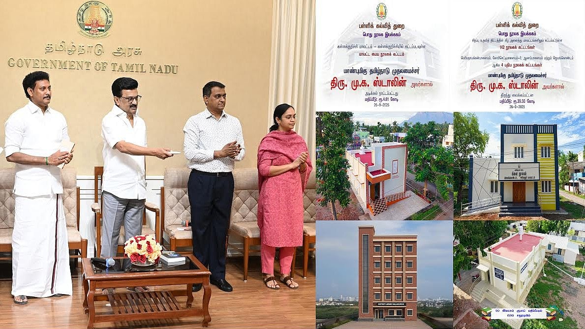 ரூ.39.33 கோடியில் 146 நூலகக் கட்டடங்கள் திறப்பு - 26 புதிய நூல்கள் வெளியீடு! : முழு விவரம் உள்ளே!