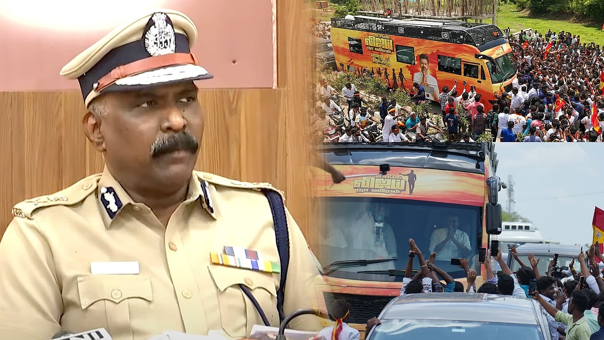 கரூர் துயரம் : "காவல்துறை எச்சரிக்கை விடுத்தும் அதனை தவெக நிர்வாகிகள் புறக்கணித்தனர்"- டி.ஜி.பி பேட்டி ! 